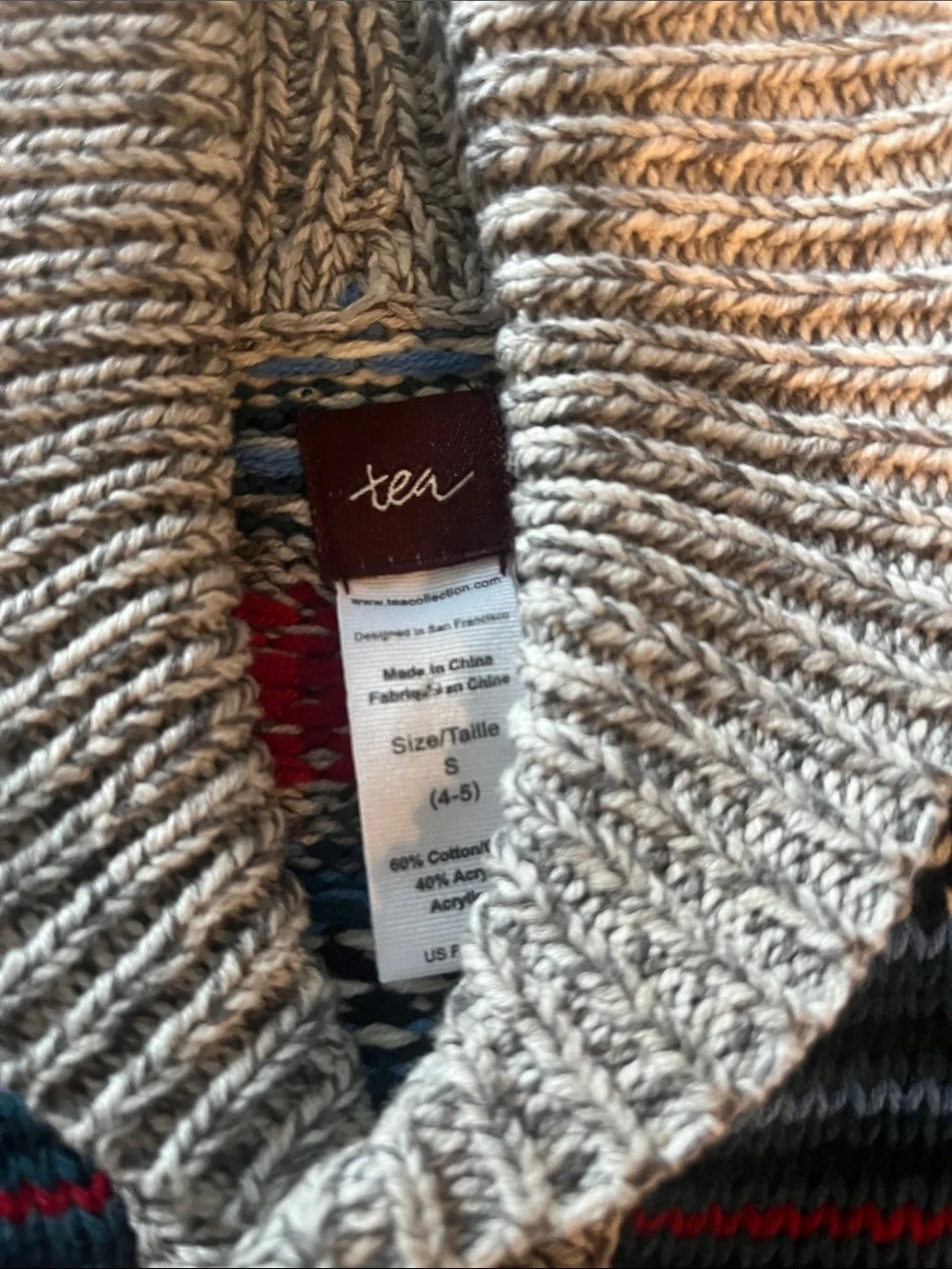 Tea Collection Button Down Chunky Cardigan